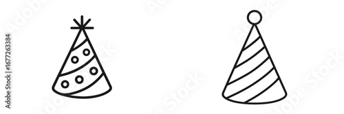 Party Hats Icon Set