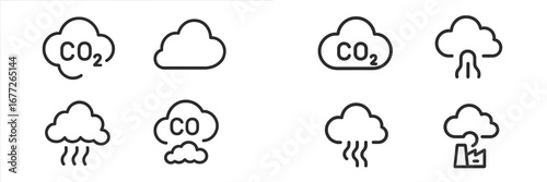 Carbon Dioxide and CO Emissions from Clouds