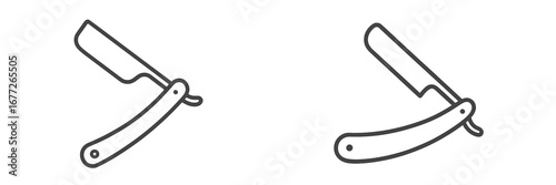 Straight Razor Icons