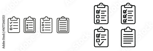Checklist and To-Do List Icons