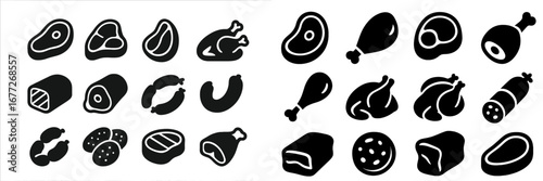 Collection of Meat Icons