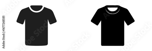 Black T-shirt icon