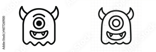 One eyed monster icon