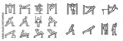 Fitness Icons Set