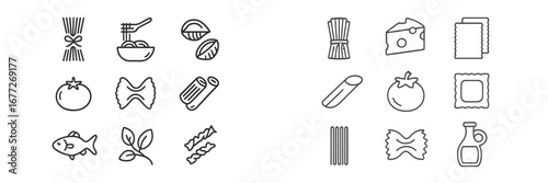 Italian Food Icons