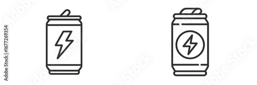 Energy Drink Can Icon