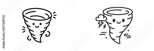 Cute Tornado Icons