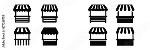 Market Stall Icons