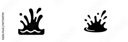 Abstract pattern of white dots on black background