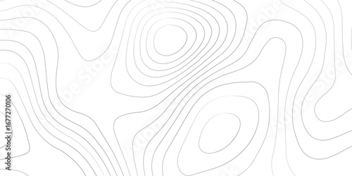 Topographic contour abstract design with modern elevation mapping white background paper texture and geographic mapping artwork
