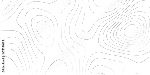 Topographic abstract elevation mapping design with contour line art white paper texture background and modern geographic style
