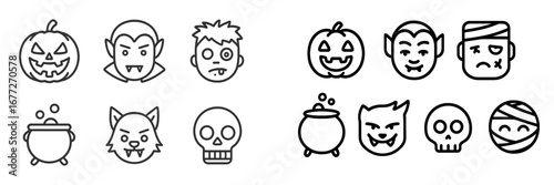 Halloween Icons Set