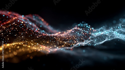 christmas lights on the beach