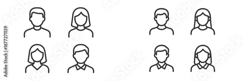 Diverse People Icons