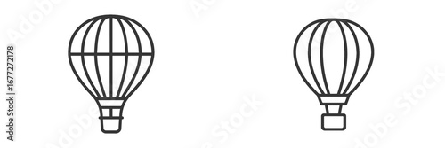 Hot Air Balloon Icons
