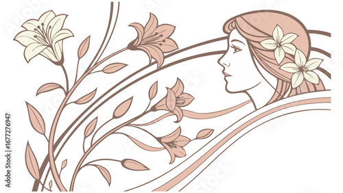 abstract floral background