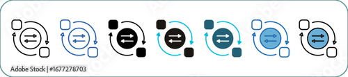 Dependency Icon Pack Multistyle Editable Stroke