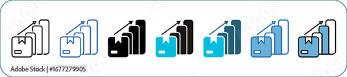 Consumption Icon Pack Multistyle Editable Stroke