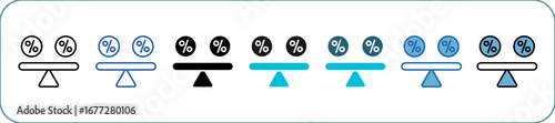 Equity Icon Pack Multistyle Editable Stroke