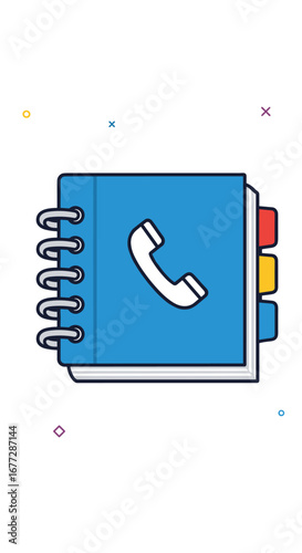 Digital address book organization management contact list keeping records information storage personal data