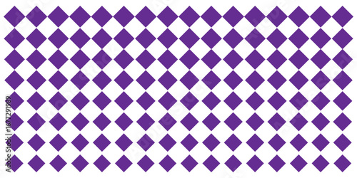 Seamless harlequin pattern with black diamonds on a white background.