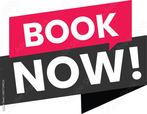 Book now promotion booking service reservation today