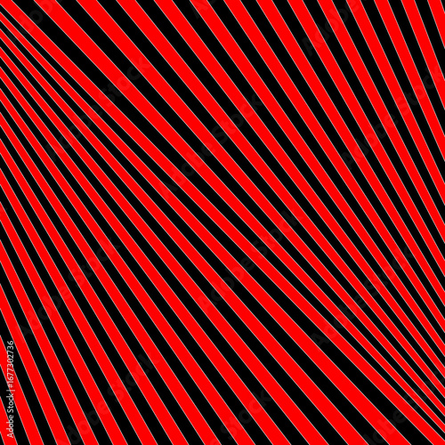 Diagonal striped illustration. Repeated slanted lines on background. Surface pattern design with linear ornament. Disco lights motif. Stripes wallpaper. Angle rays. Pinstripes vector art.