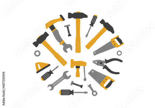 Essential Hand Tools for Construction and DIY.