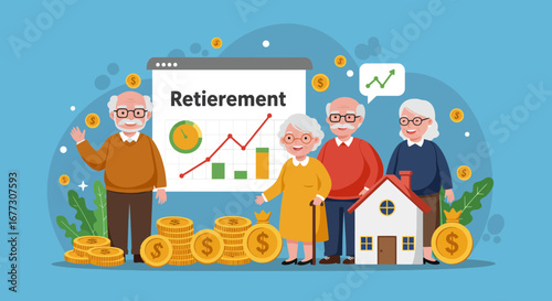 Planning for retirement with a growing investment portfolio and secure housing