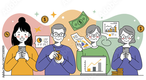 Generational wealth building through smart investments and digital financial management