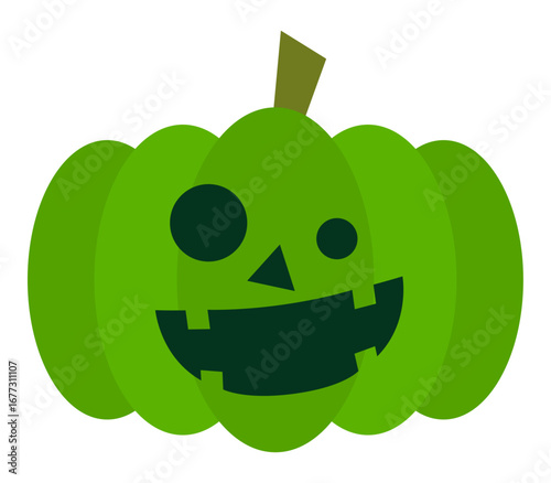 可愛いハロウィンのカボチャのイラスト アイコン イラスト シンプル ベクター素材