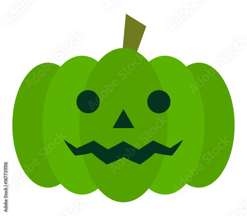 可愛いハロウィンのカボチャのイラスト アイコン イラスト シンプル ベクター素材
