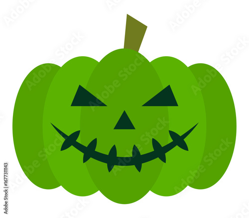 可愛いハロウィンのカボチャのイラスト アイコン イラスト シンプル ベクター素材
