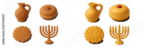 Sweet and festive treats displayed for traditional celebration during holiday season in cozy setting