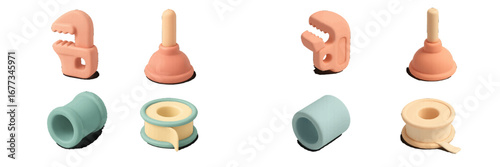 Colorful silicone toy set for toddlers promoting sensory play and fine motor skills