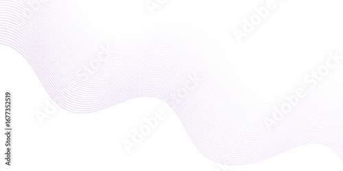 Vector abstract gradient wave Futuristic white and purple energy science background. geometric flowing web smoke sound music digital blend curve line texture backgound.	
