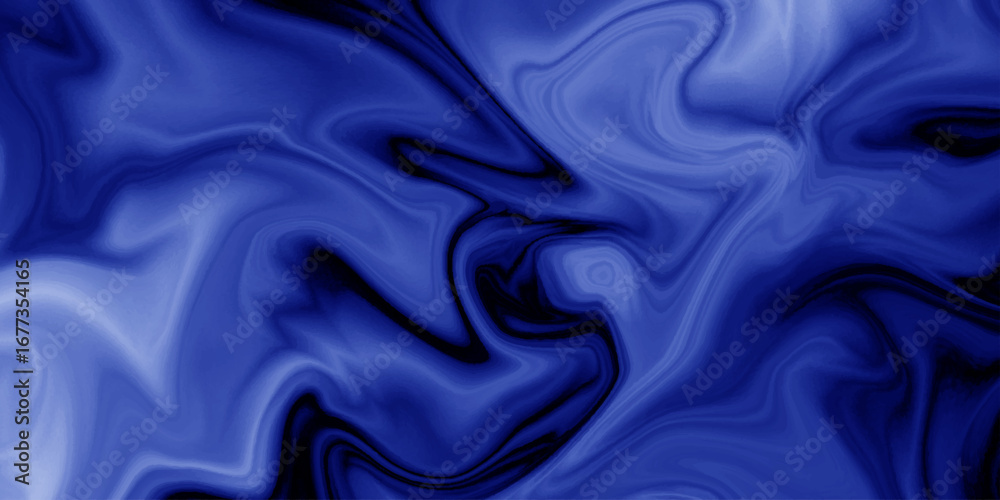 Obraz premium abstract liquid limestone acrylic ceramic marble blue background. floor and kitchen luxury blue tech stone grunge design. 