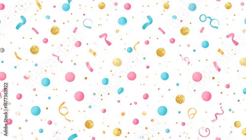 Festive confetti pattern