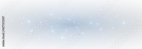 Magic sparks shimmer across particles and glistering vectors with stardust effects. Blue light, festive flares, and glowing glitter create a luxurious, abstract holiday scene.