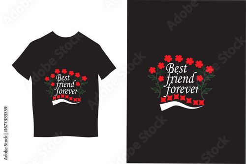 Floral Bond: Best Friend Forever
