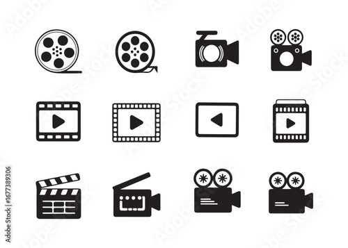 Modern Round Icons for Web, Apps, and Infographics | Editable Vector Set.