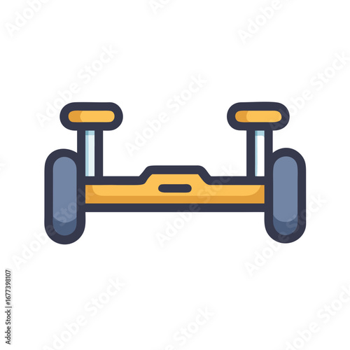 Vehicle axle part illustration