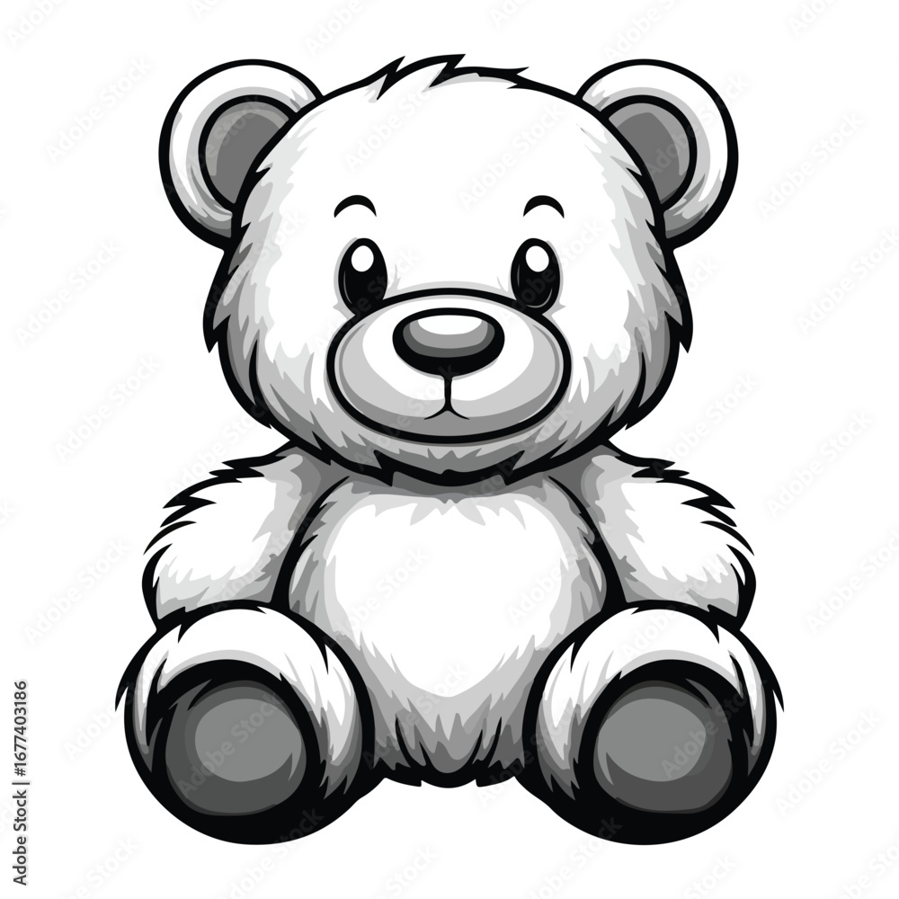 Obraz premium teddy bear vector illustration