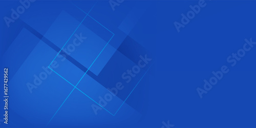 Vector blue background. Geometric triangle background modern