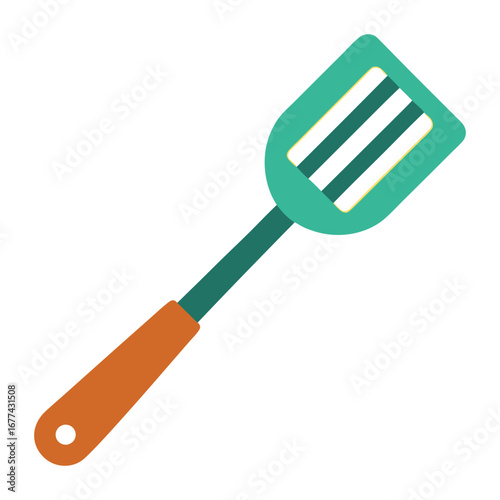 spatula isolated on white