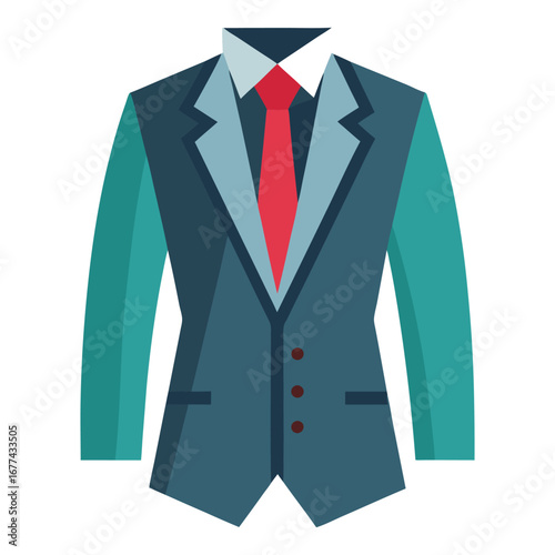 business suit and tie