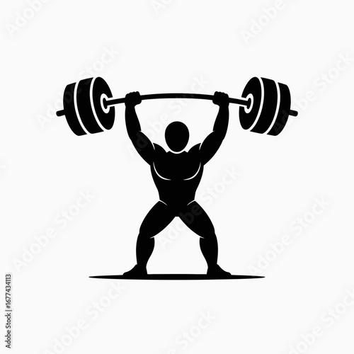 3d man lifting weights
