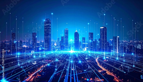 Futuristic city network (1)