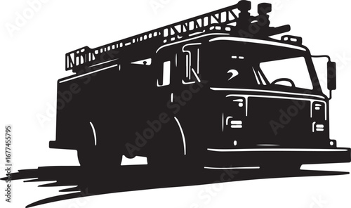 Fire Truck Silhouette Vector – Emergency Vehicle Clipart
Fire Engine Outline – Rescue Truck Black Vector Art
Vintage Fire Truck Silhouette – Emergency Services Illustration