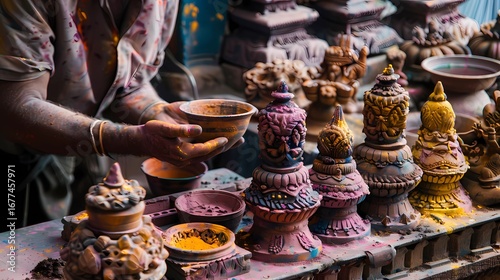 Craftsmen who create various kinds of ornamental